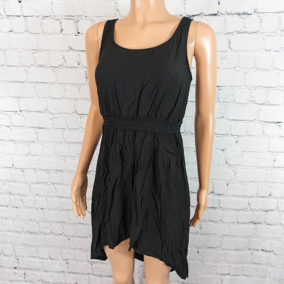Zenana black casual high low dress - Picture 2 of 7